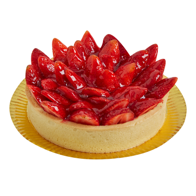 Tarta de frutillas con crema pastelera