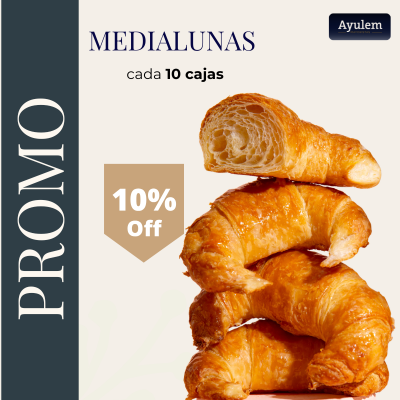 Promo 15 Cajas medialunas de manteca