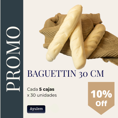 Promo 5 Cajas de baguettines blanco grande