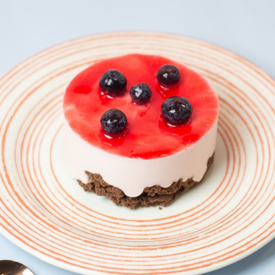 Mousse de frutilla individual