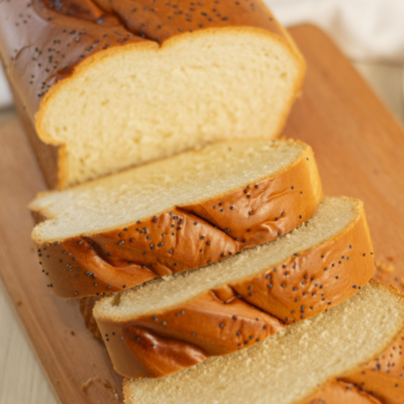 Pan brioche de molde