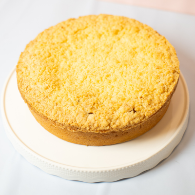 Tarta de manzana con crumble grande