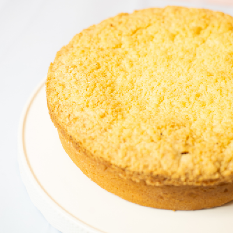 Tarta de manzana con crumble grande