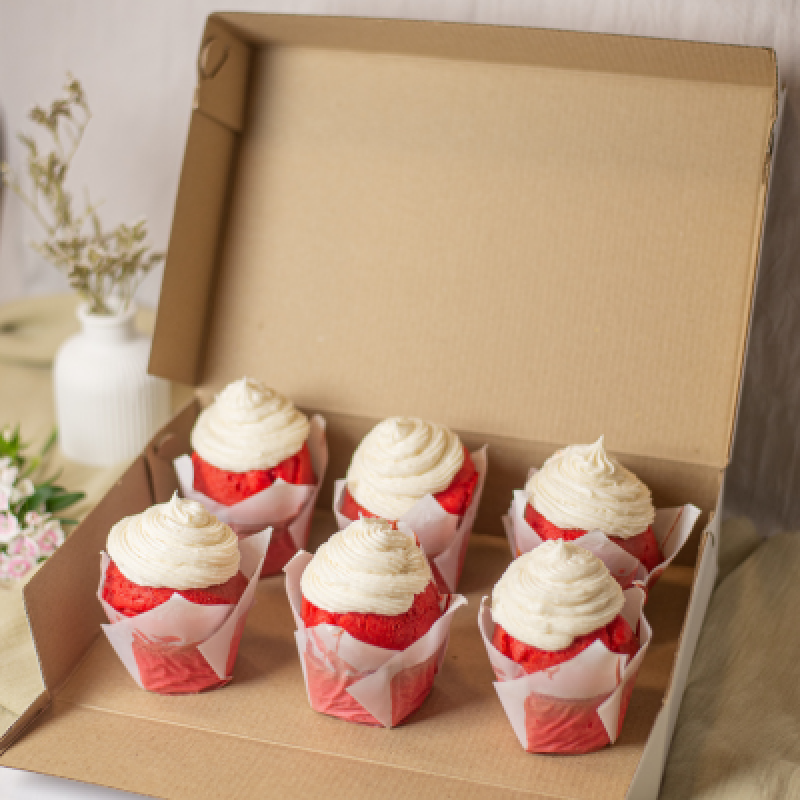 Muffins de vainilla con corazon de nutella