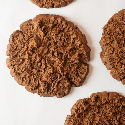 Cookies de chocolate extra grandes