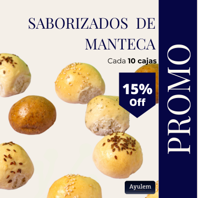 Promo 10 cajas saborizados manteca
