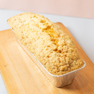 Budin de manzana con crumble