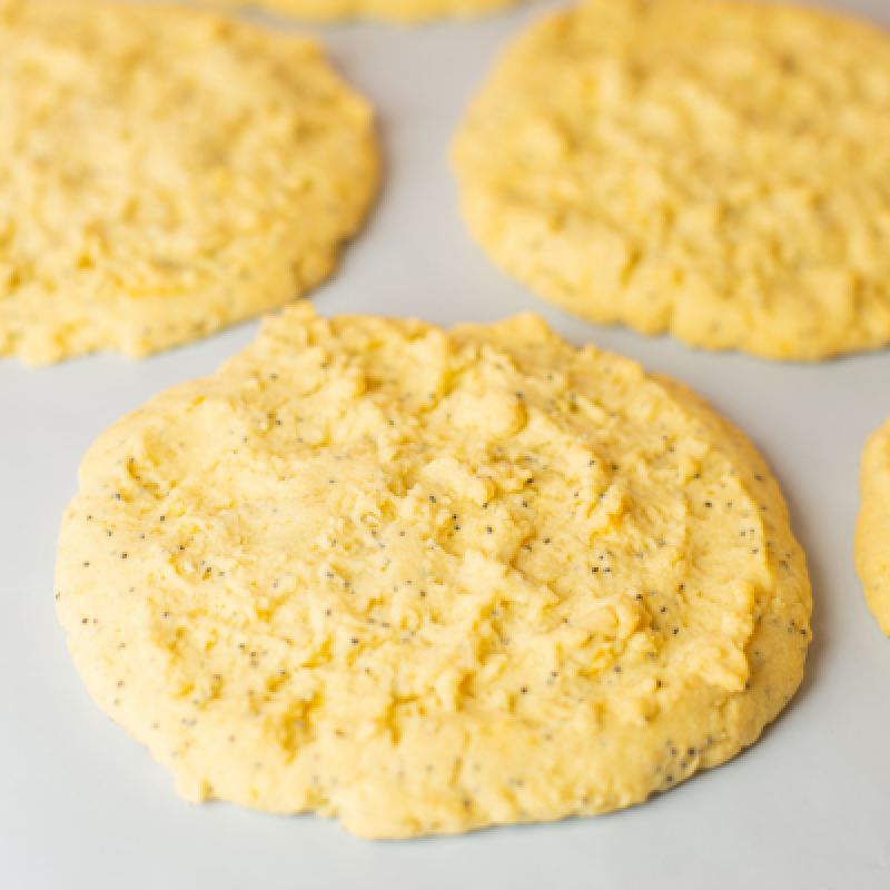 Cookies de limón y amapola extra grandes