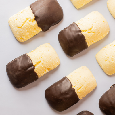 Lenguitas de limon y chocolate