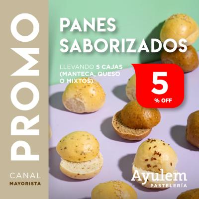 Promo 5 cajas saborizados queso