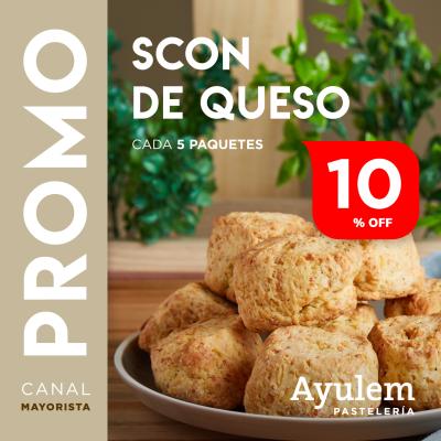 Promo 5 paquetes de scon de queso
